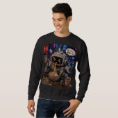 Sweatshirt Cyber Bites – Nuit de ramen robot (Devant entier)