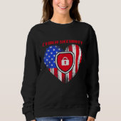 Sweatshirt Cybersécurité IT Analyst Certified Tech Security 1 (Devant)