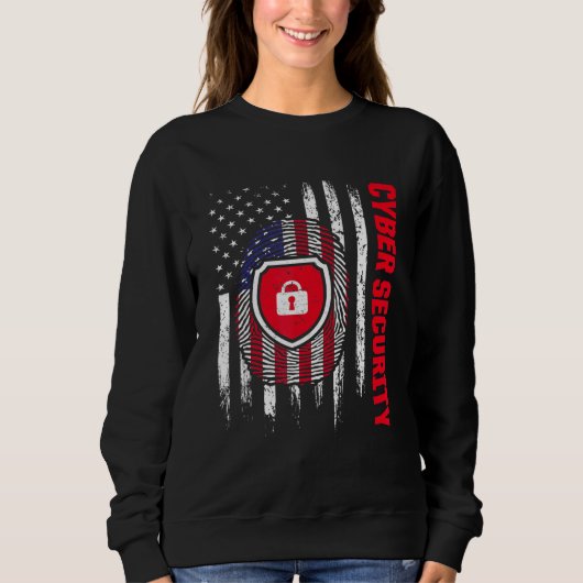 Sweatshirt Cybersécurité IT Analyst Certified Tech Security 1 (Devant)