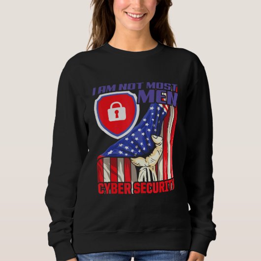 Sweatshirt Cybersécurité IT Analyst Certified Tech Security 1 (Devant)