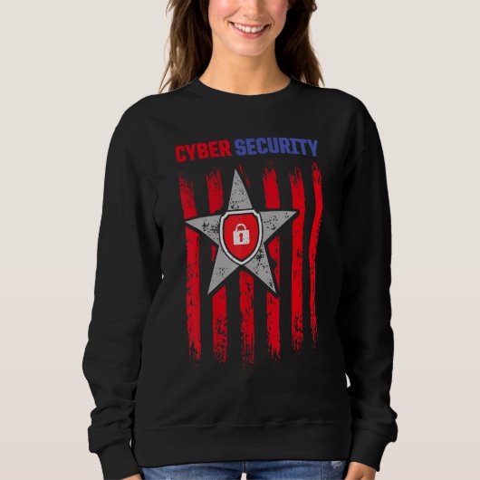 Sweatshirt Cybersécurité IT Analyst Certified Tech Security 4 (Devant)