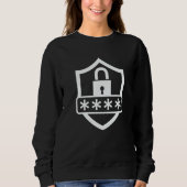 Sweatshirt Cybersecurity Password Hacker IT Support Job Profe (Devant)