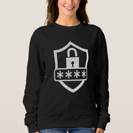 Sweatshirt Cybersecurity Password Hacker IT Support Job Profe (Devant)