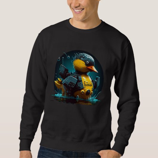 Sweatshirt cyborg Duck (Devant)