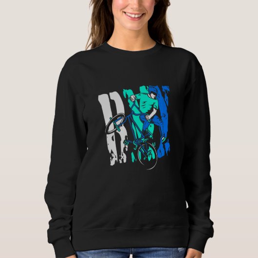 Sweatshirt Cyclisme de Dirt BMX Bicycle 1 (Devant)