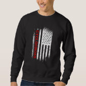 Sweatshirt Cyclocross American Flag (Devant)