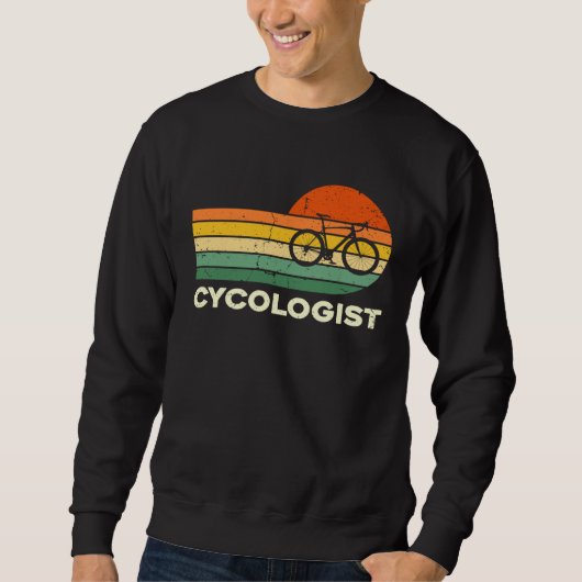 Sweatshirt Cycologist  Mountain Bike Cycling Bicycle MTB Cycl (Devant)