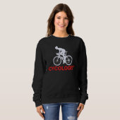 Sweatshirt Cycologiste Vélo Vélo (Devant entier)