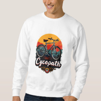 Sweatshirt Cycopaure : Vélo énergétique et soleil couchant Gr