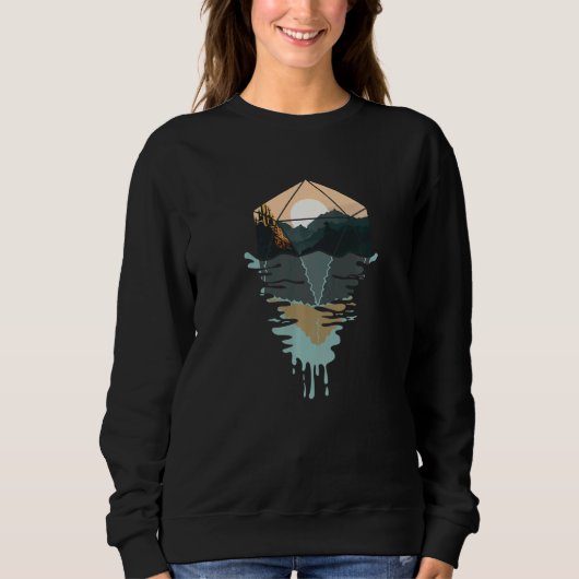 Sweatshirt D20 Rpg Dice Master Of Dungeons Warrior Dragon (Devant)
