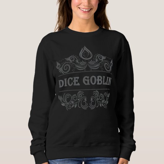 Sweatshirt D20 Tablette Roleplay Jeu Dice Collector Dice (Devant)