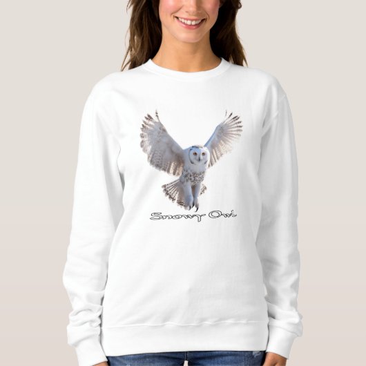 Sweatshirt D sweat-shirt Chouette Harfang (Devant)