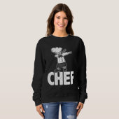 Sweatshirt Dab Dabbing Chef Cooking Guru  Cook Retro Culinary (Devant entier)