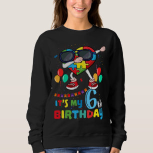 Sweatshirt Dab Heart Age 6 ans Naissance Puzzle Sensibilisati