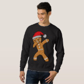 Sweatshirt Dabab Gingerbread Homme Noël (Devant entier)