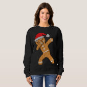 Sweatshirt Dabab Gingerbread Homme Noël (Devant entier)