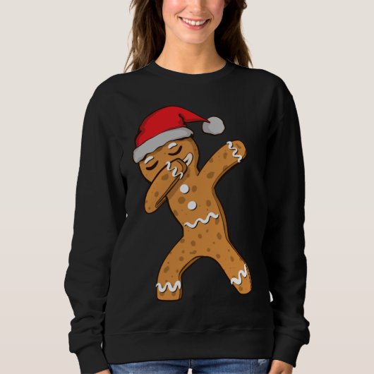 Sweatshirt Dabab Gingerbread Homme Noël (Devant)