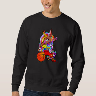 Sweatshirt Dabbing Brown peau licorne Équateur Ventilateurs d