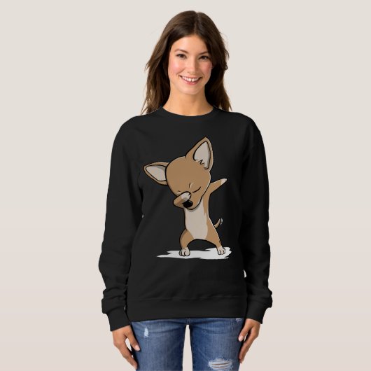 Sweatshirt Dabbing Chihuahua (Devant entier)