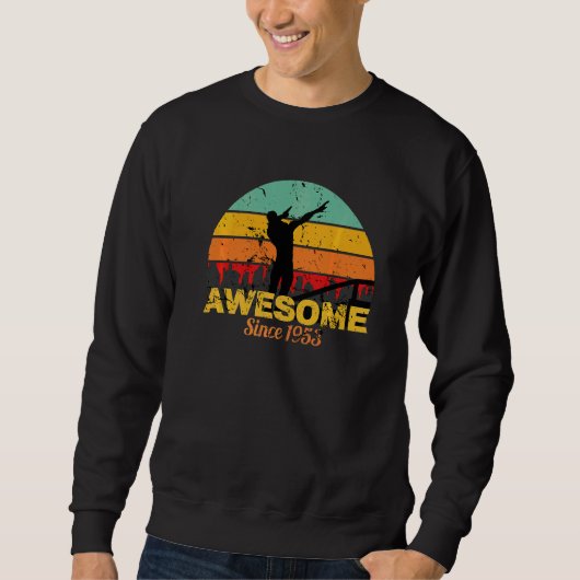 Sweatshirt Dabbing Dancer Awesome Depuis 1953 (Devant)