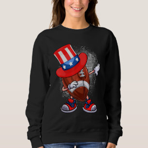 Sweatshirt Dabbing Football Ball & Oncle Sam Casquette Améric