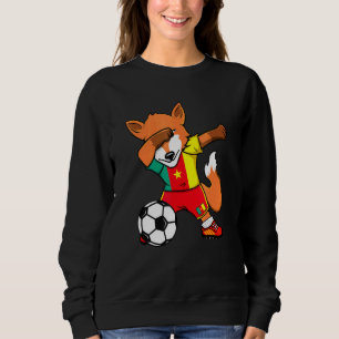 Sweatshirt Dabbing Fox Cameroun Fans de football Jersey Camer