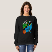 Sweatshirt Dabbing French Buldog Tanzanie Fan Jer (Devant entier)