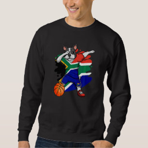 Sweatshirt Dabbing French Bulldog Afrique du Sud Ventilateur