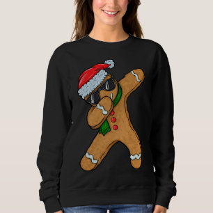 Sweatshirt Dabbing Gingerbread Homme Cookie Père Noël Christm