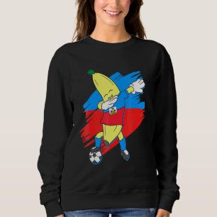 Sweatshirt Dabbing Joueur haïtien de football Jersey Haïti Fo