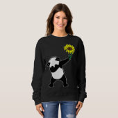 Sweatshirt Dabbing Panda Bear Sensibilisation sur l'autisme d (Devant entier)