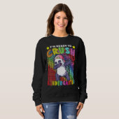 Sweatshirt Dabbing Panda Kindergarten Retour À L'École Garçon (Devant entier)