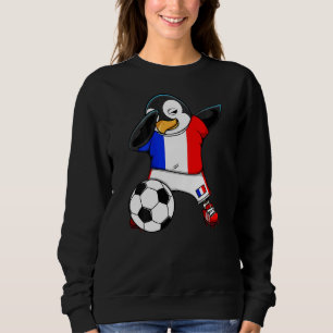 Sweatshirt Dabbing Penguin France Soccer Fans Jersey Football