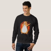 Sweatshirt Dabbing Pig Graphic Guinea Pig Owner Pet Cavy Anim (Devant entier)