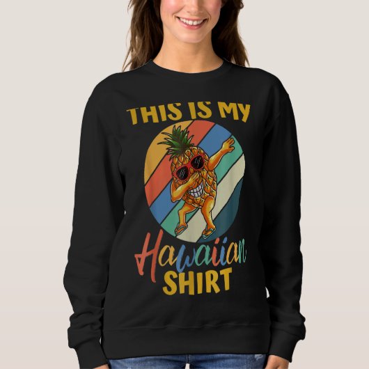 Sweatshirt Dabbing Pineapple Femmes Hommes Garçons Filles C'E (Devant)