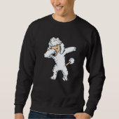 Sweatshirt Dabbing Poodé Chien Dab Dance (Devant)