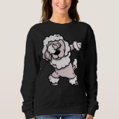Sweatshirt Dabbing Poodle (Devant)