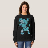 Sweatshirt Dabbing Poodle (Devant entier)