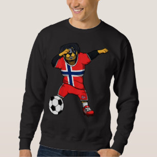 Sweatshirt Dabbing Rottweiler Norvège Fans de football