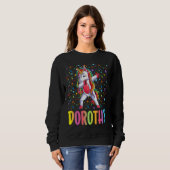 Sweatshirt Dabbing Unicorn Dorothy (Devant entier)