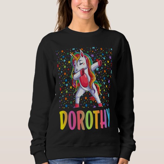 Sweatshirt Dabbing Unicorn Dorothy (Devant)