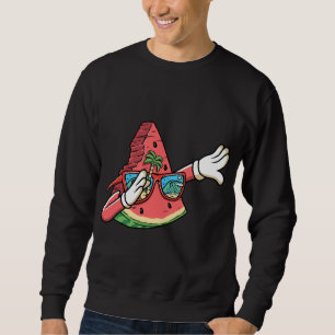 Sweatshirt Dabbing Watermelon Kawaii Dab Summer Fruit Melon L