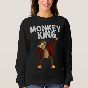 Sweatshirt Dabed Singe Pour Hommes Grand-Père Papa Singe