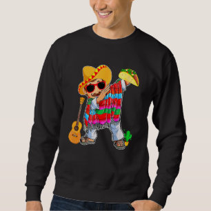 Sweatshirt Dabler Mexicain Poncho Cinco De Mayo Hommes Sombre