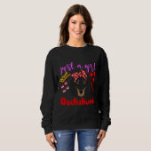 Sweatshirt Dachshund (Devant entier)