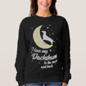 Sweatshirt Dachshund  1 (Devant)