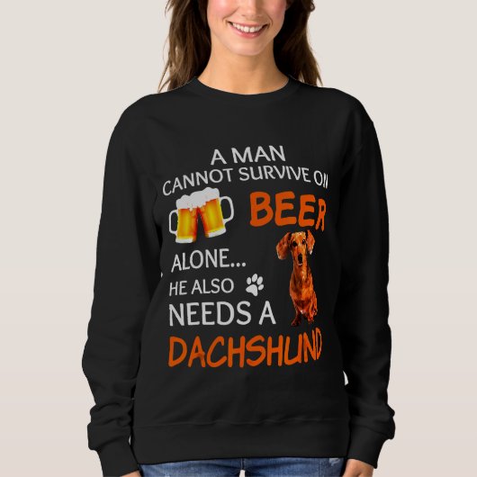 Sweatshirt Dachshund Aussi (Devant)