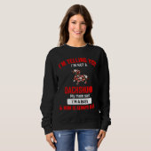 Sweatshirt Dachshund Chien Mama femmes (Devant entier)