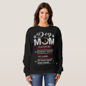 Sweatshirt Dachshund Chien Maman Propriétaire Chien (Devant entier)