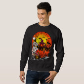 Sweatshirt Dachshund Devil Costume Chien (Devant entier)